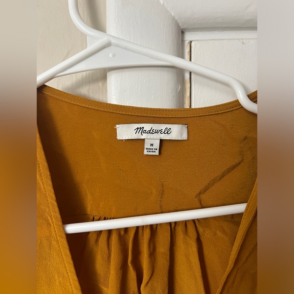 Madewell Wrap V-Neck Blouse - Picture 6 of 6
